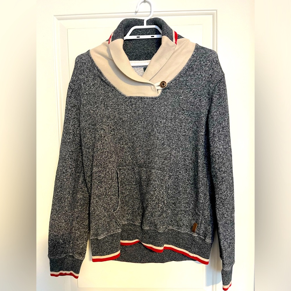 ROOTS Women’s Cabin Shawl Collar Sweatshirt , Sz M